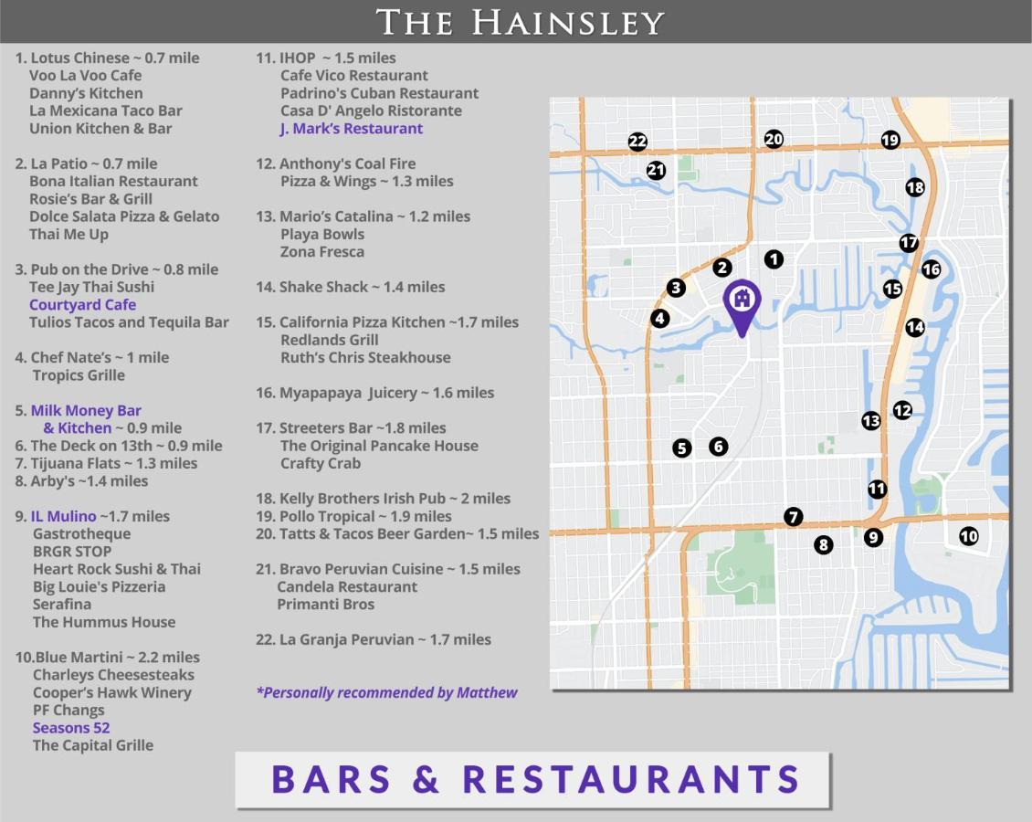 Hainsley Apartments - Walk To Wilton Drive Форт-Лодердейл Екстер'єр фото